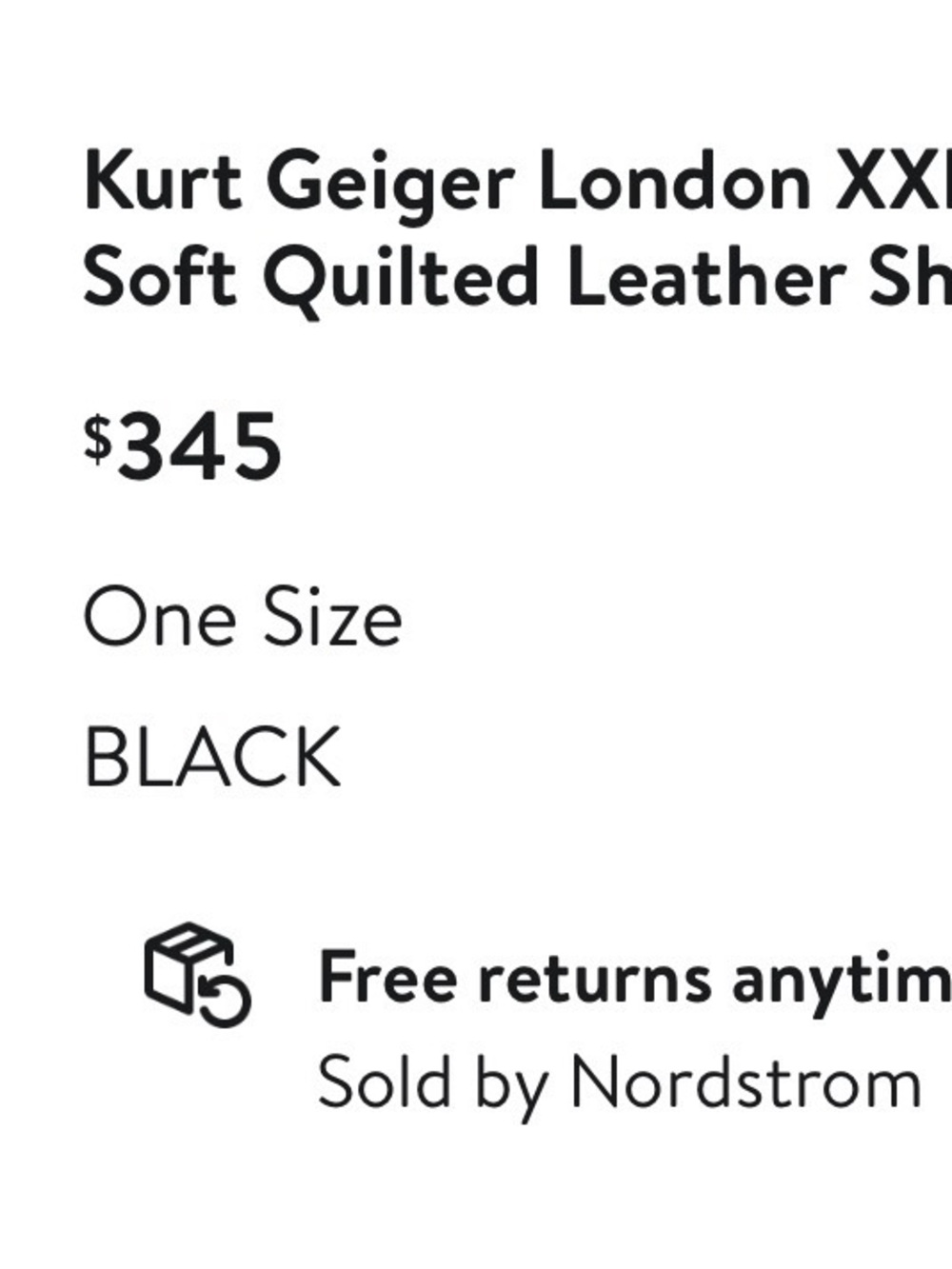Kurt Geiger London XXL Quilted Leather Handbag - Picture 12 of 12